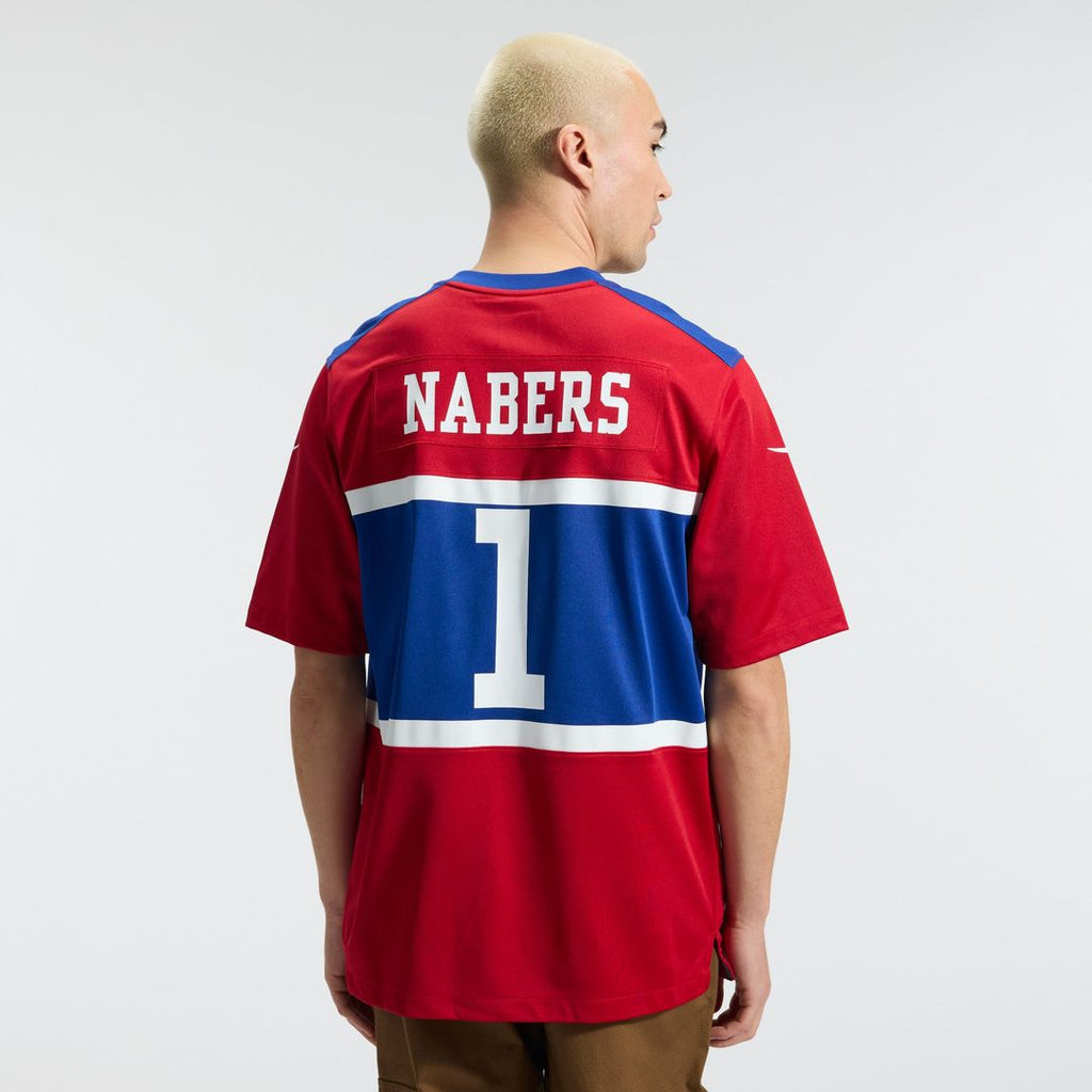 Malik Nabers New York Giants Century Red Alternate Game Jersey