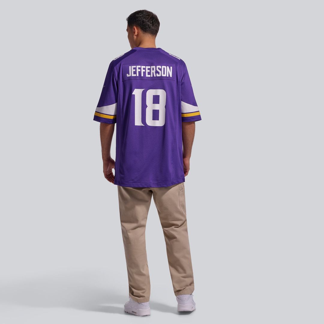 Justin Jefferson Minnesota Vikings Purple Player Game Jersey