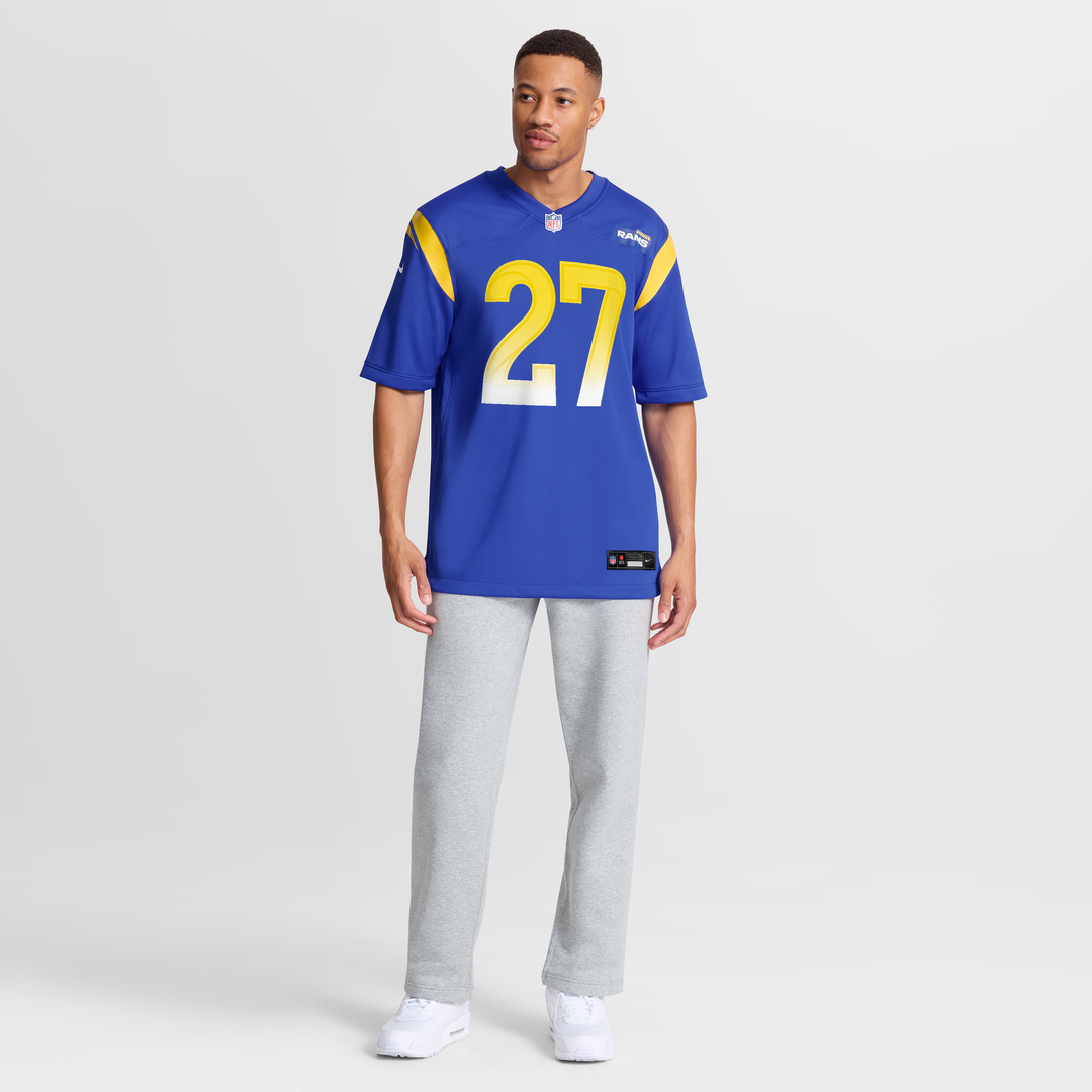 Jarquez Hunter Los Angeles Rams Royal Team Game Jersey