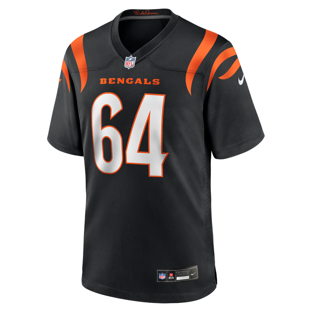 Ted Karras Cincinnati Bengals Black Game Player Jersey
