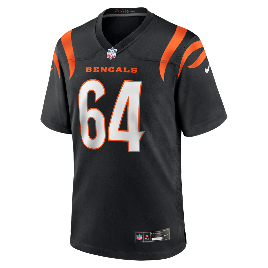 Ted Karras Cincinnati Bengals Black Game Player Jersey