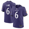 Ja'Kobi Lane Baltimore Ravens Purple Team Game Jersey
