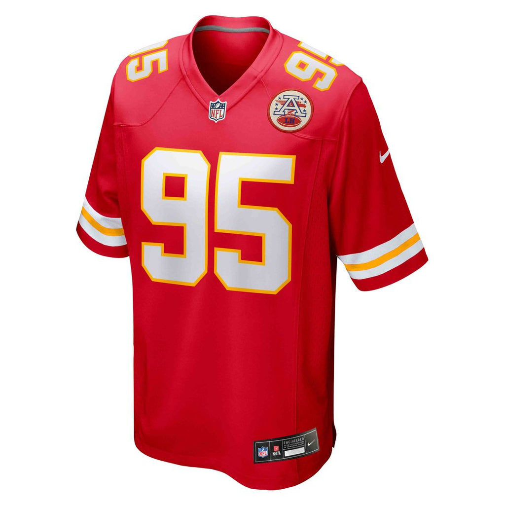 Chris Jones Kansas City Chiefs Red Game Jersey