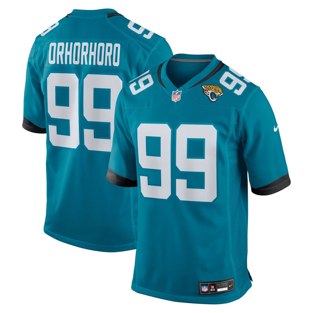 Ruke Orhorhoro Jacksonville Jaguars Teal Team Game Jersey