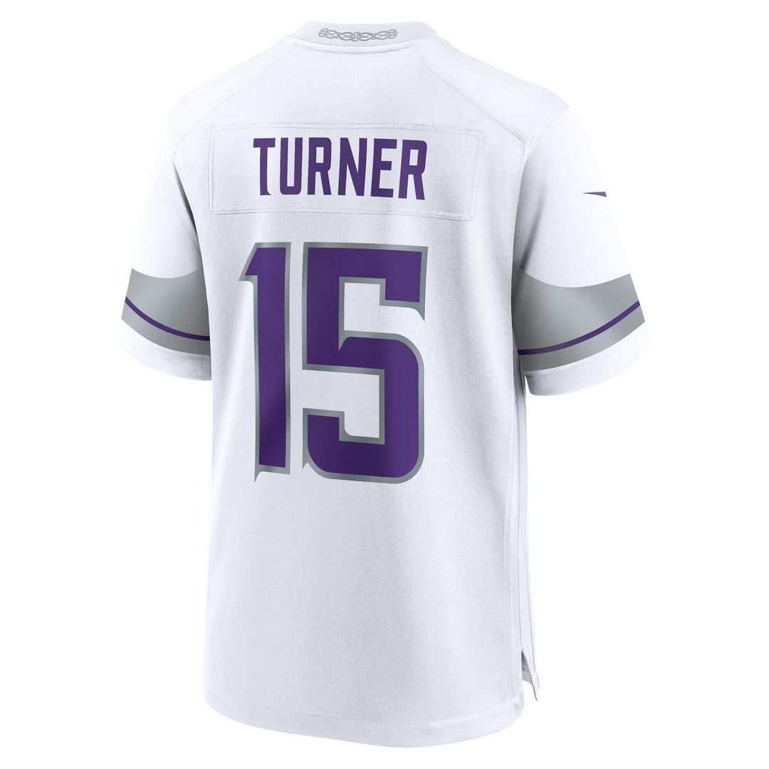 Dallas Turner Minnesota Vikings Purple Game Jersey