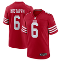 Malik Mustapha San Francisco 49ers Scarlet Game Jersey