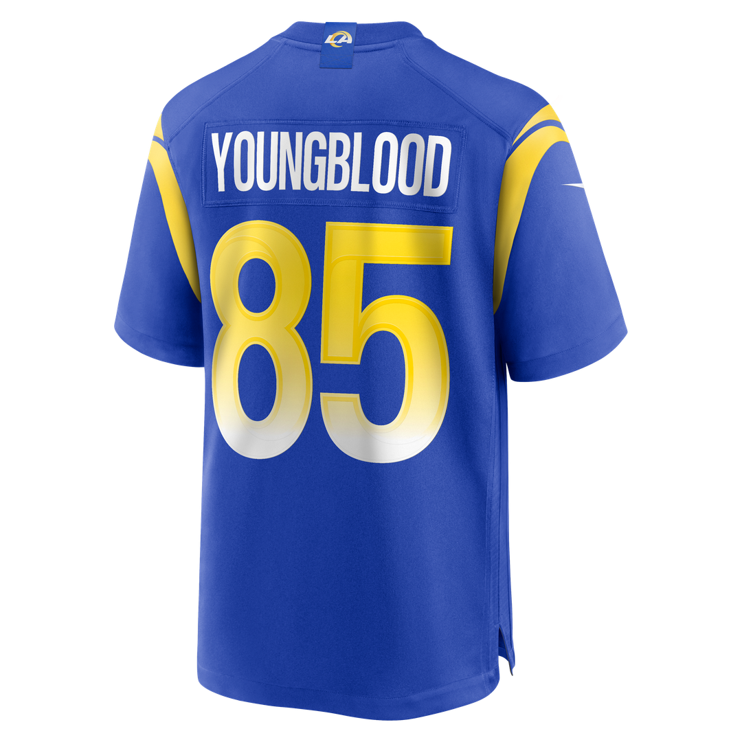 Jack Youngblood Los Angeles Rams Royal Game Retired Player Jersey