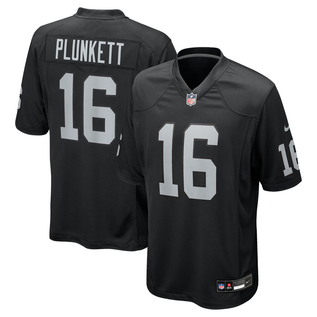 Jim Plunkett Las Vegas Raiders Black Game Retired Player Jersey