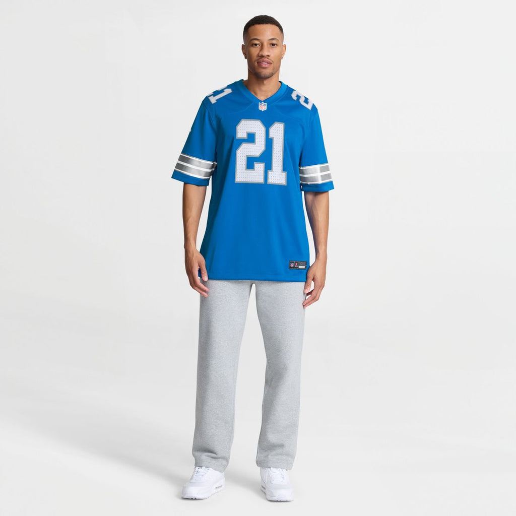 Roger McCreary Detroit Lions Blue Team Game Jersey