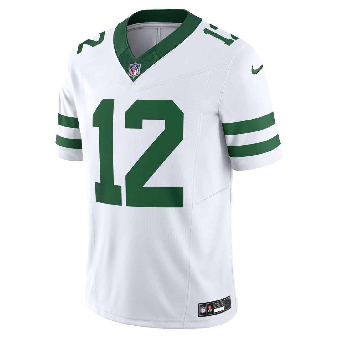 Joe Namath New York Jets Legacy White Vapor F.U.S.E. Limited Jersey