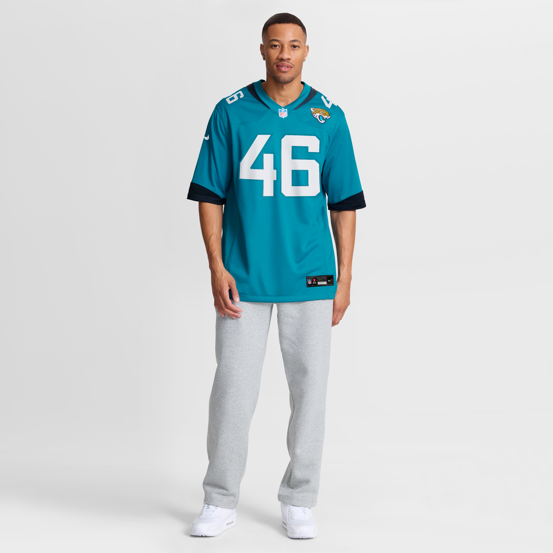 Ross Matiscik Jacksonville Jaguars Teal Game Jersey