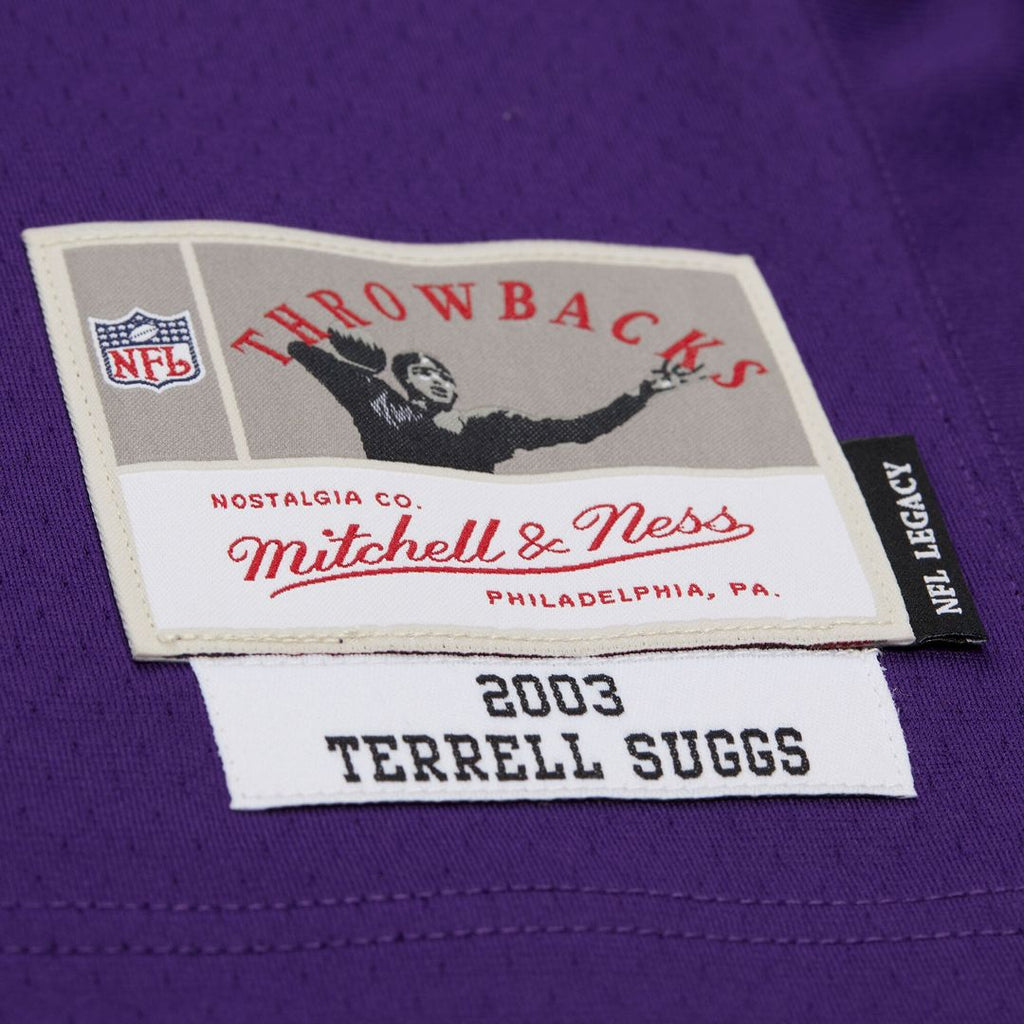 Terrell Suggs Baltimore Ravens Purple 2003 Legacy Replica Jersey