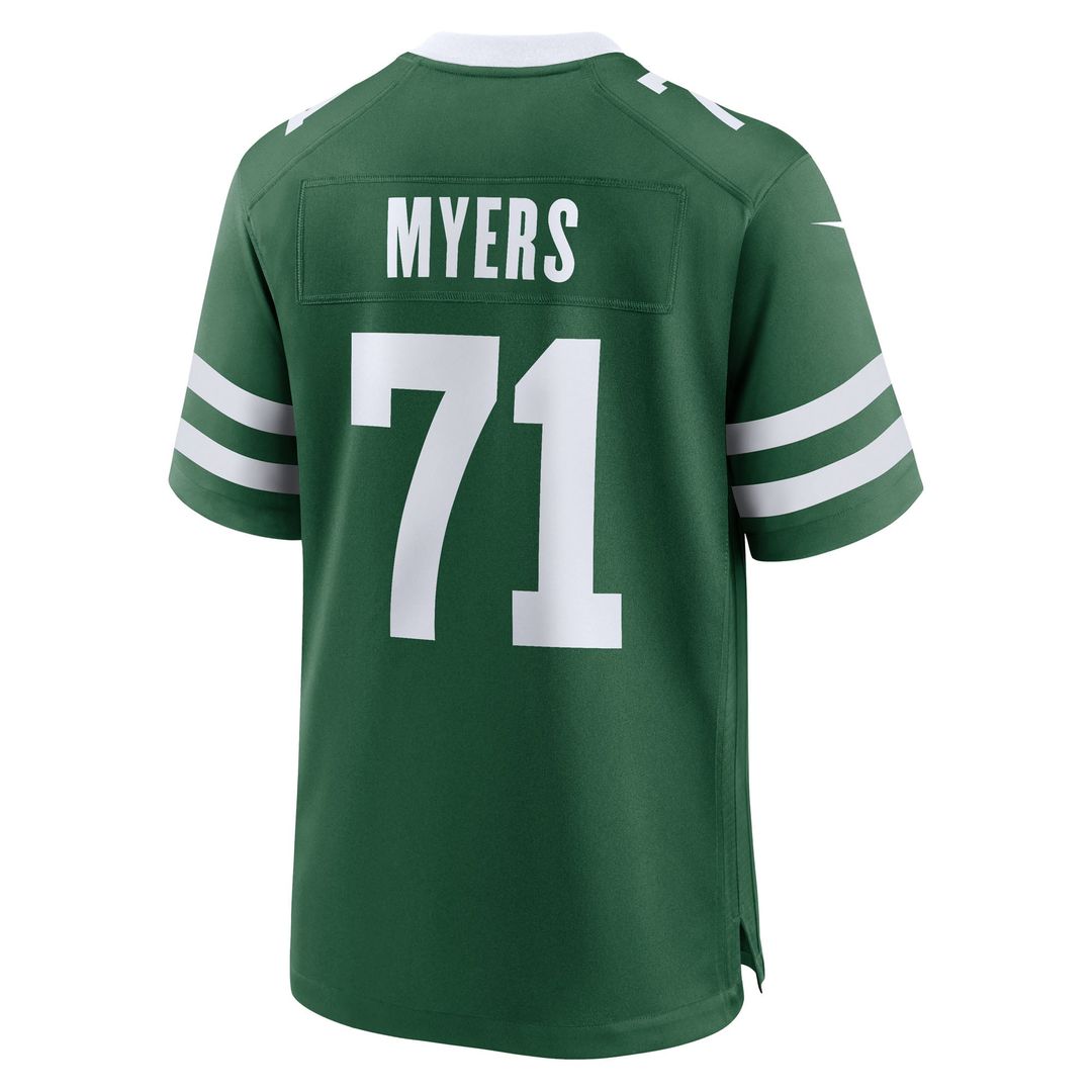 Josh Myers New York Jets Legacy Green Team Game Jersey