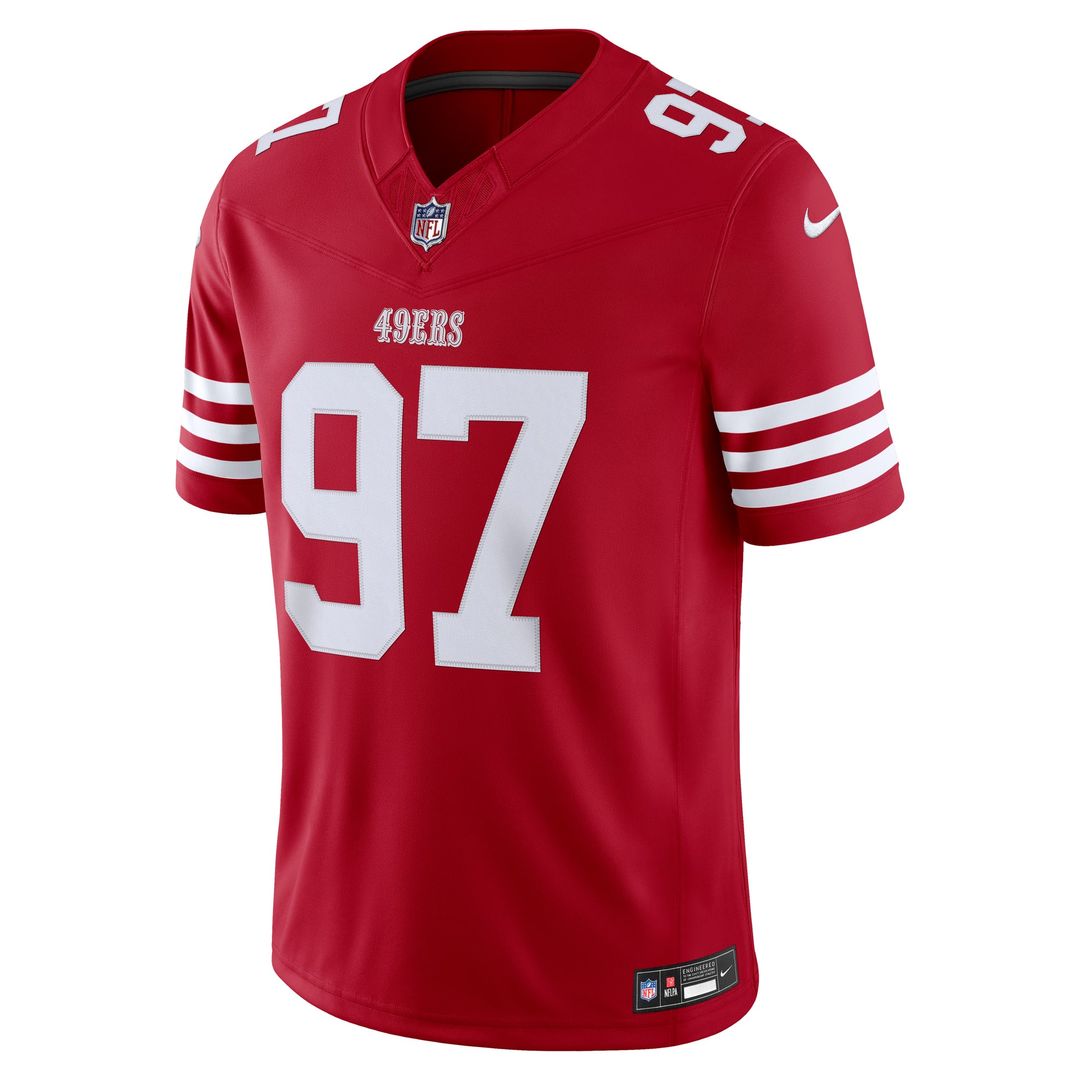 Nick Bosa San Francisco 49ers Scarlet Team Vapor F.U.S.E. Stitched Limited Jersey