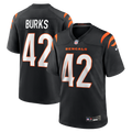 Oren Burks Cincinnati Bengals Black Team Game Jersey