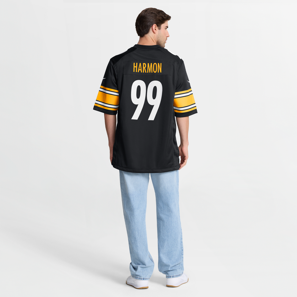 Derrick Harmon Pittsburgh Steelers Black Game Player Jersey