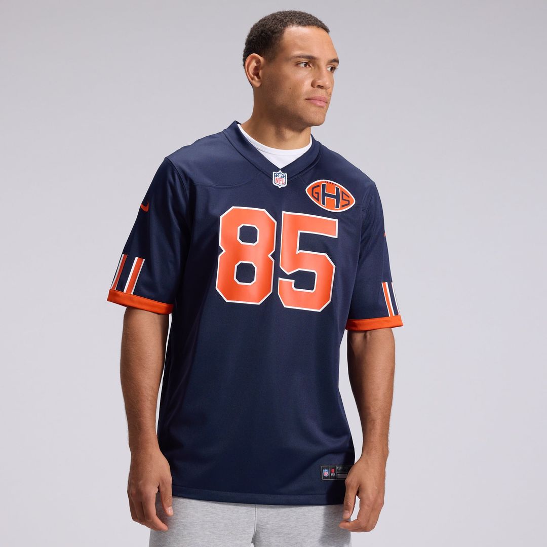 Cole Kmet Chicago Bears Navy 2026 Rivalries Collection Game Jersey