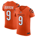 Joe Burrow Cincinnati Bengals Orange Team Vapor F.U.S.E. Elite Jersey
