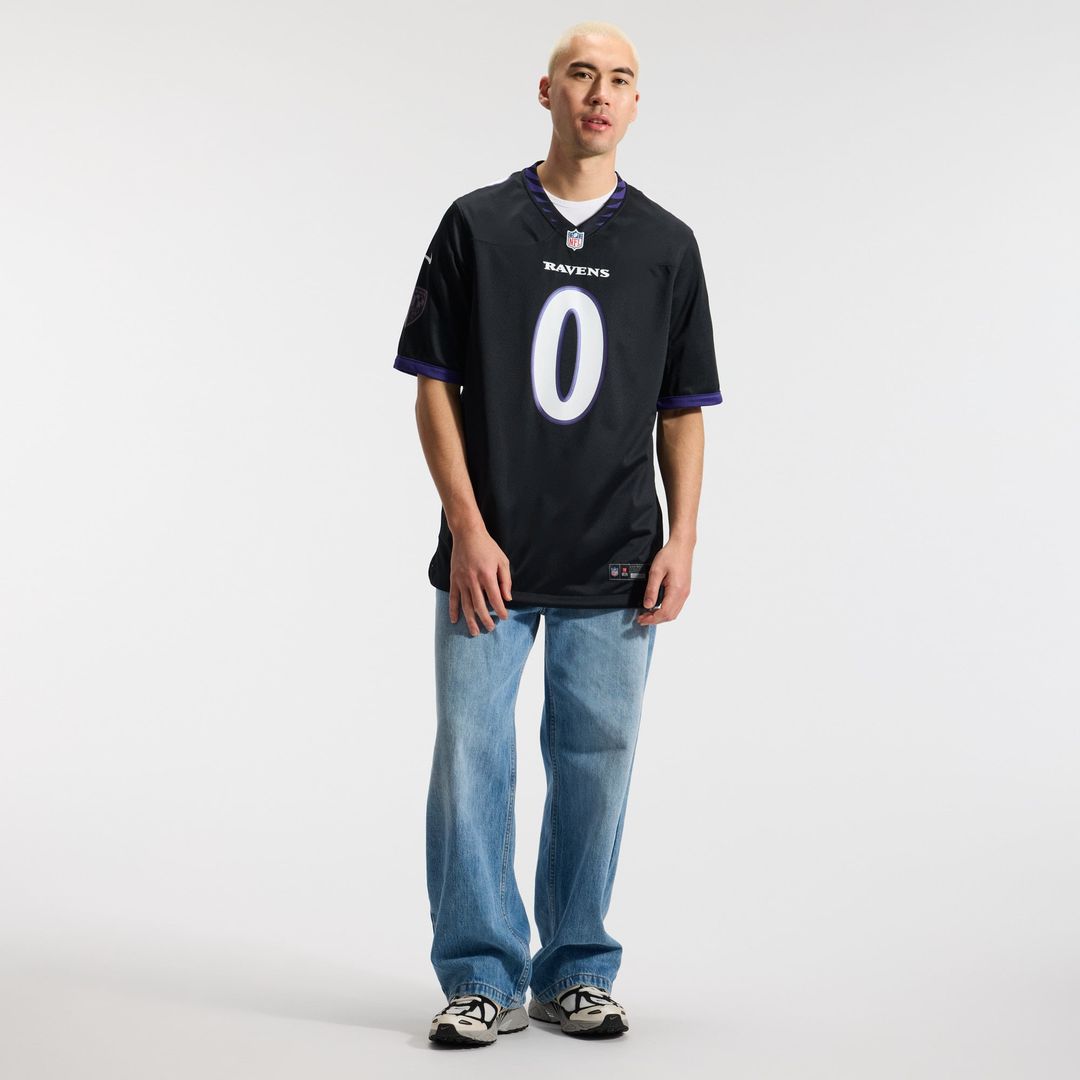 Roquan Smith Baltimore Ravens Black Alternate Game Jersey