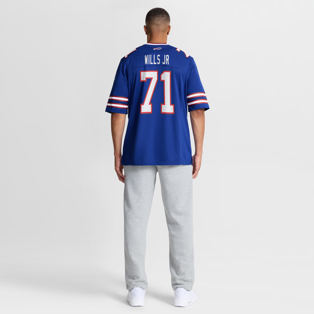 Jedrick Wills Jr. Buffalo Bills Royal Team Game Jersey