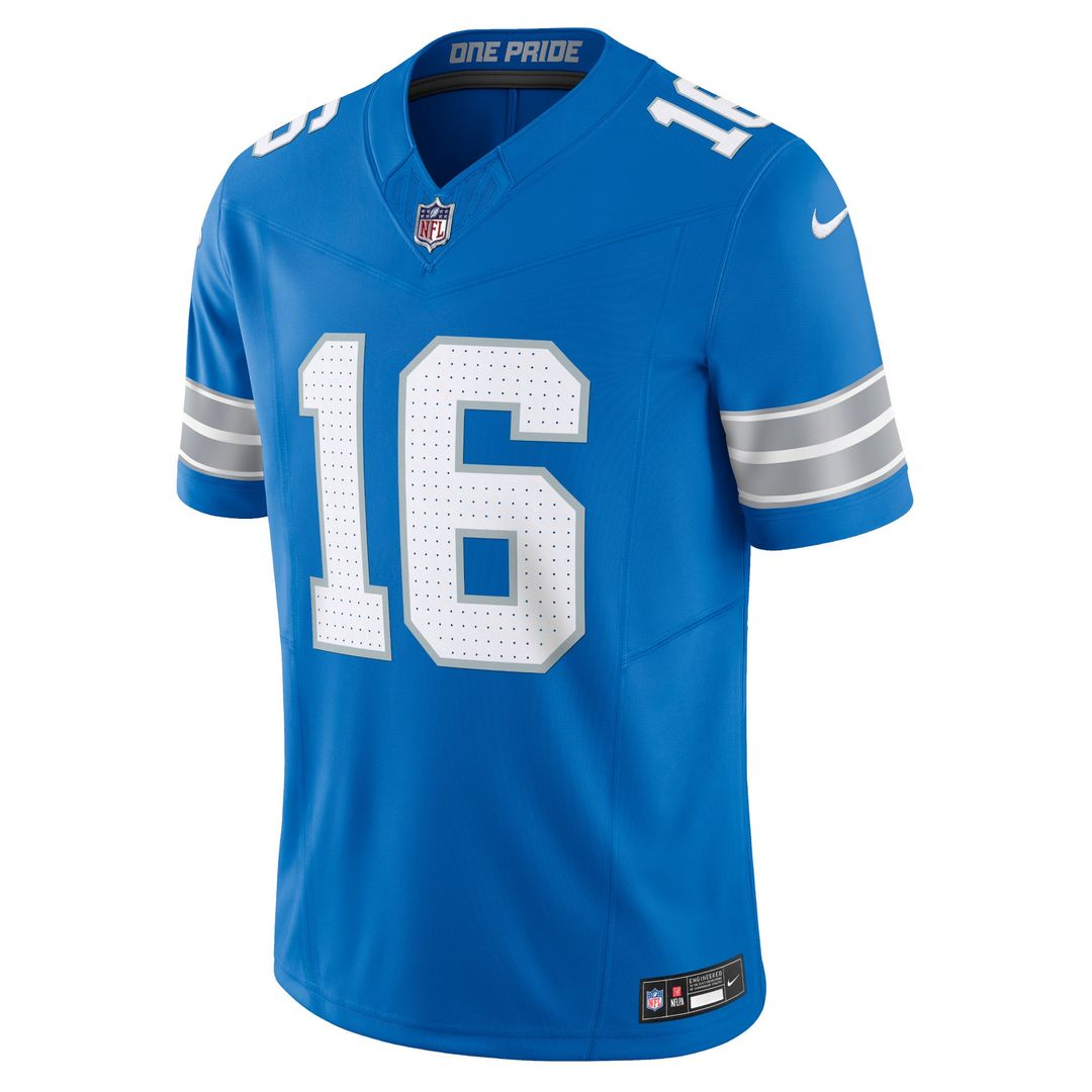Jared Goff Detroit Lions Blue Vapor F.U.S.E. Limited Jersey