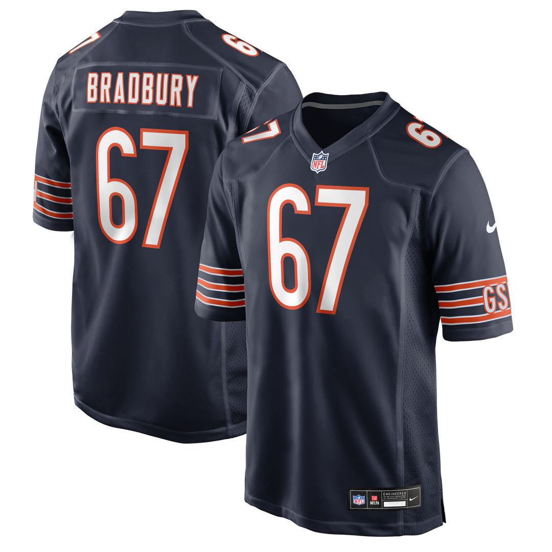 Garrett Bradbury Chicago Bears Navy Team Game Jersey