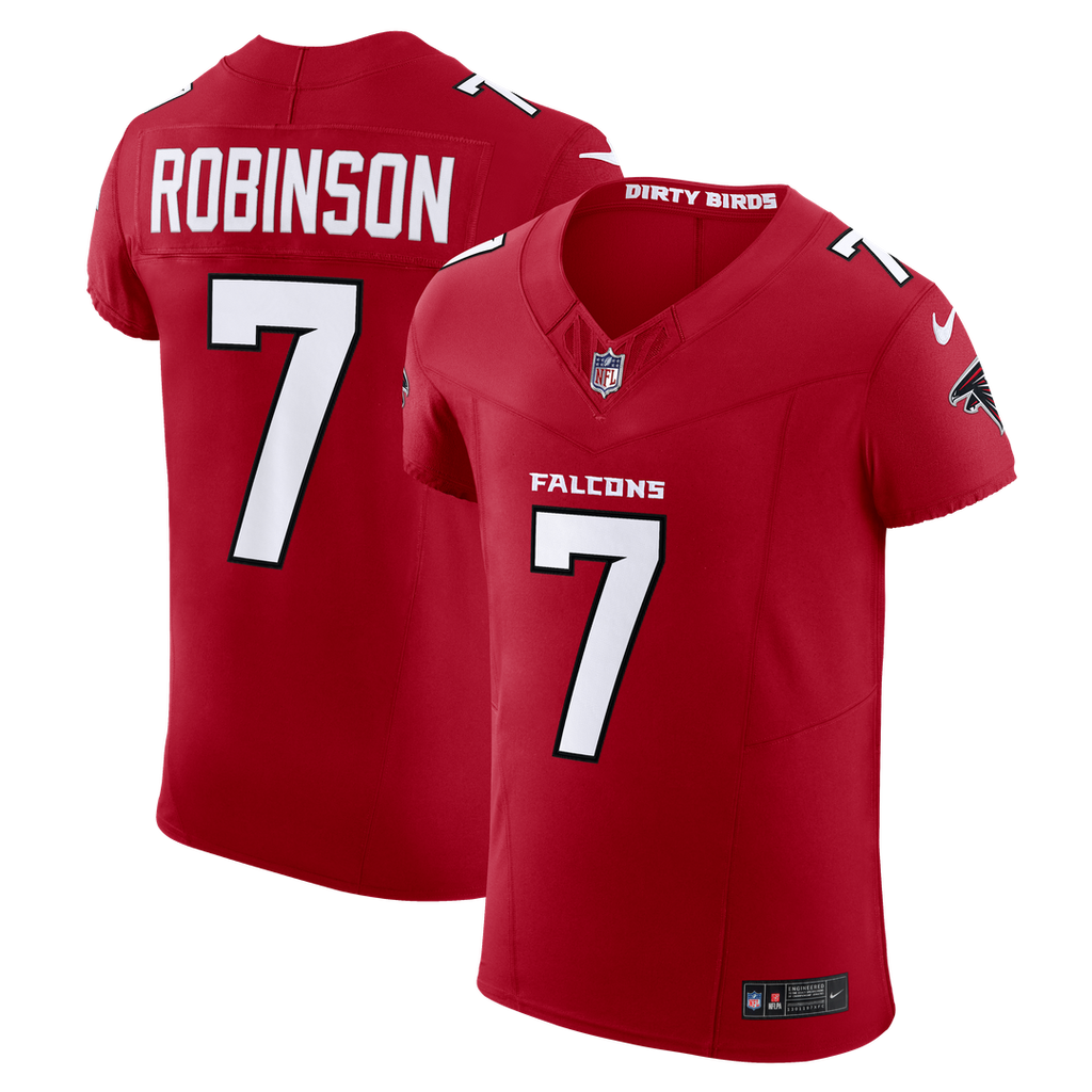 Bijan Robinson Atlanta Falcons Red Team Vapor F.U.S.E. Elite Jersey