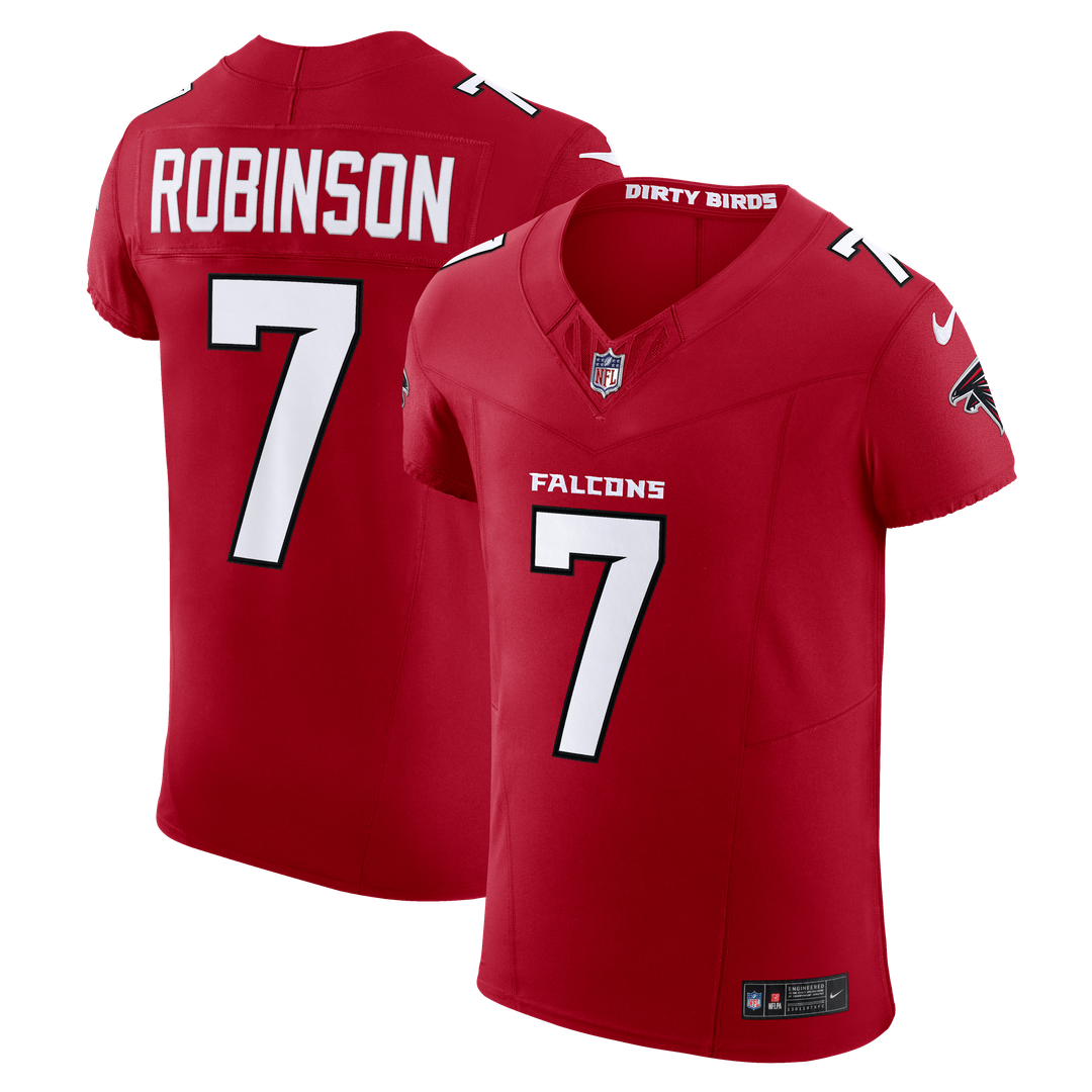 Bijan Robinson Atlanta Falcons Red Team Vapor F.U.S.E. Elite Jersey