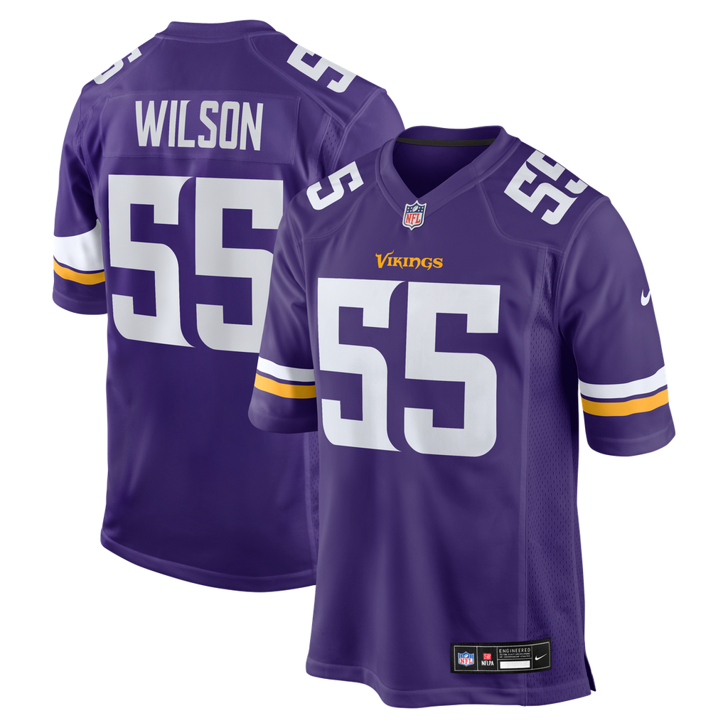 Eric Wilson Minnesota Vikings Purple Team Game Jersey