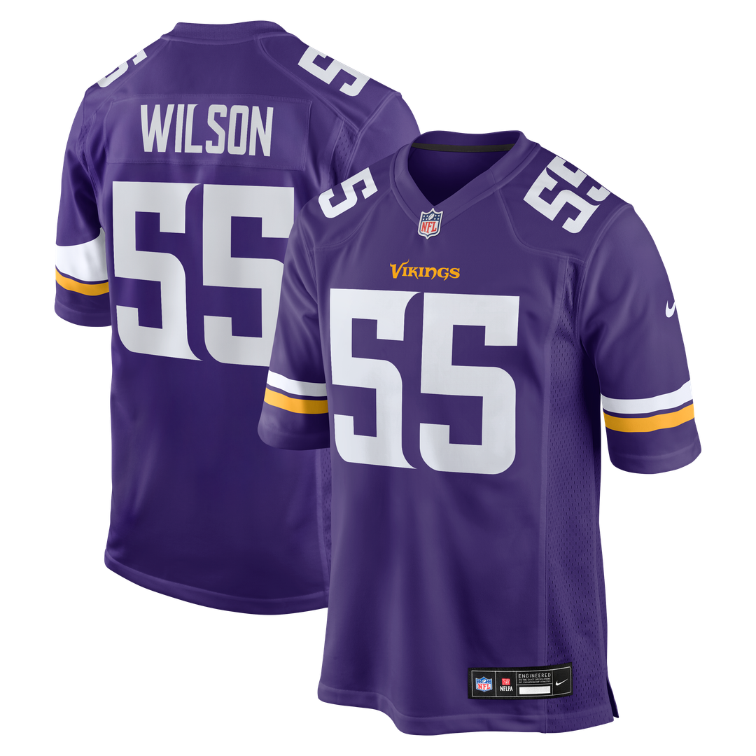 Eric Wilson Minnesota Vikings Purple Team Game Jersey