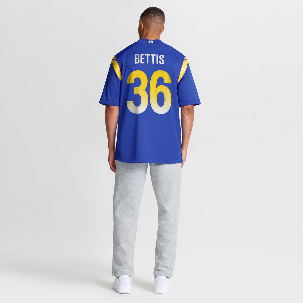 Jerome Bettis Los Angeles Rams Royal Game Retired Player Jersey