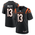 Ken Riley Cincinnati Bengals Black Retired Player Game Jersey