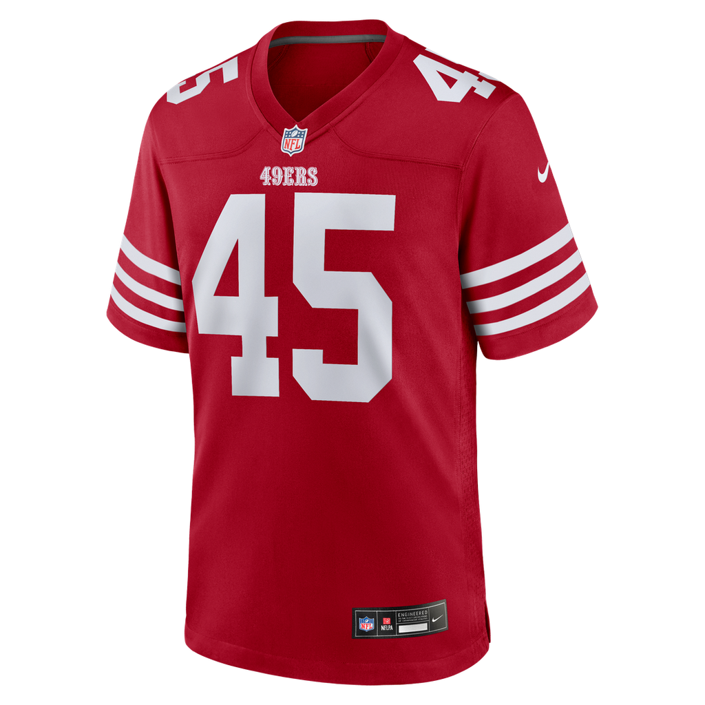 Nick Martin San Francisco 49ers Scarlet Team Game Jersey