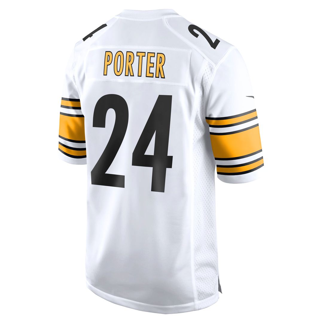 Joey Porter Jr. Pittsburgh Steelers White Away Game Jersey