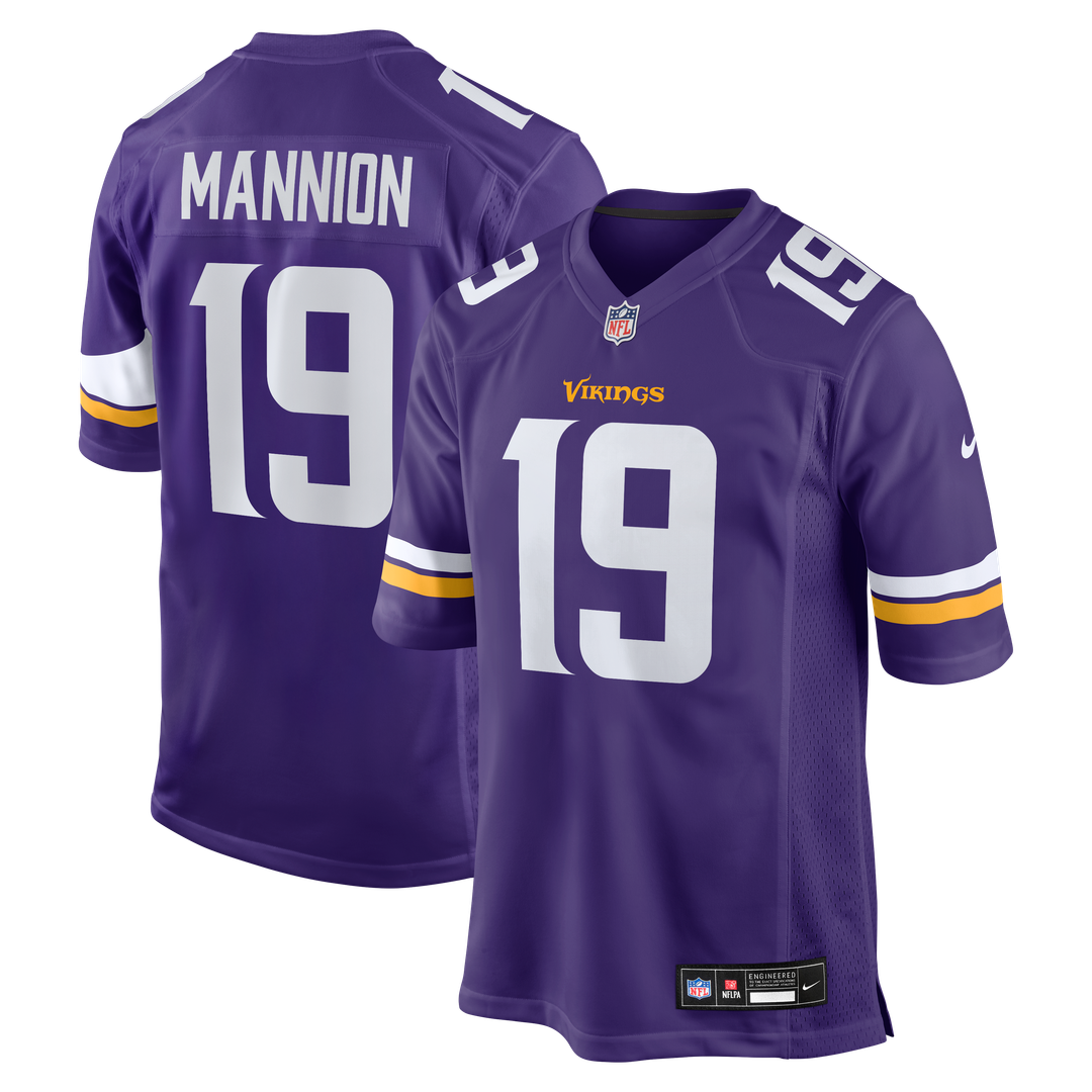 Sean Mannion Minnesota Vikings Purple Game Jersey