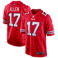 Josh Allen Buffalo Bills Red Alternate Game Player Jersey