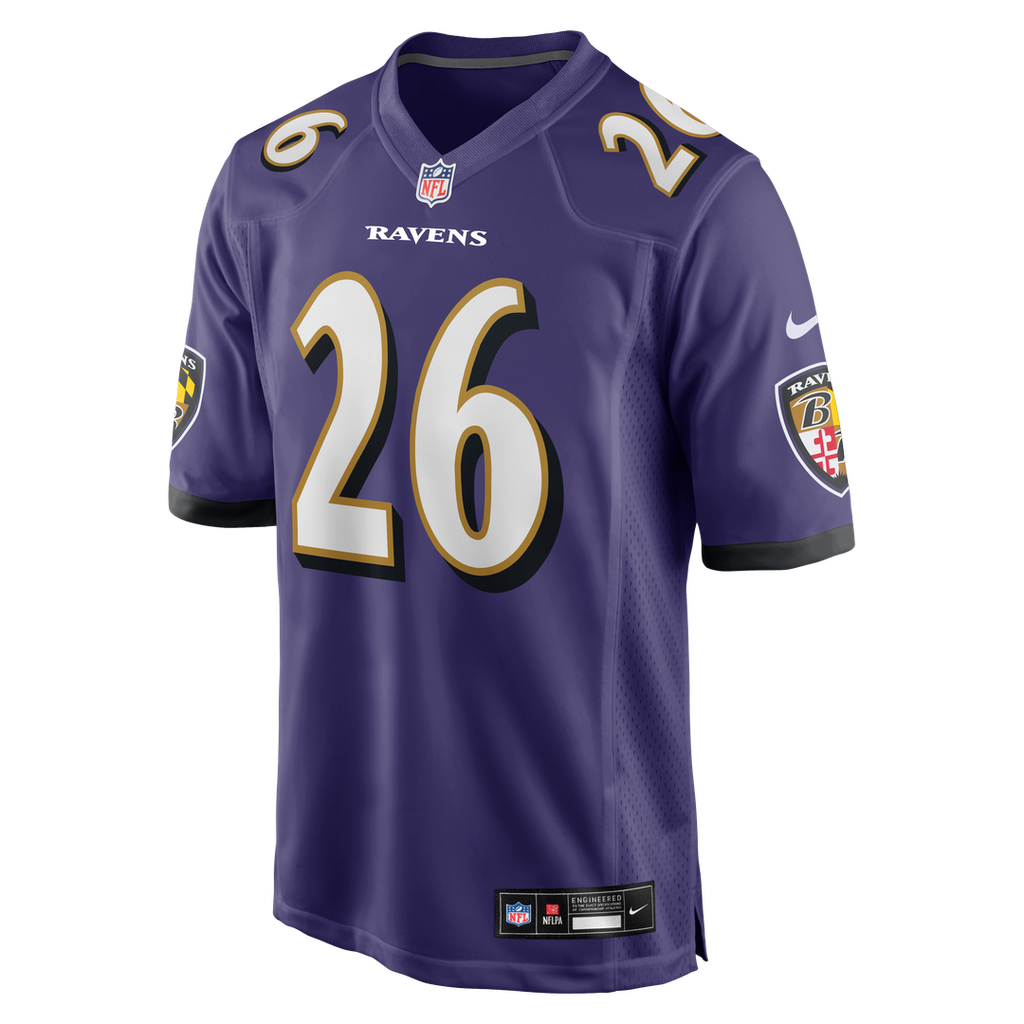 Rasheen Ali Baltimore Ravens Purple Team Game Jersey