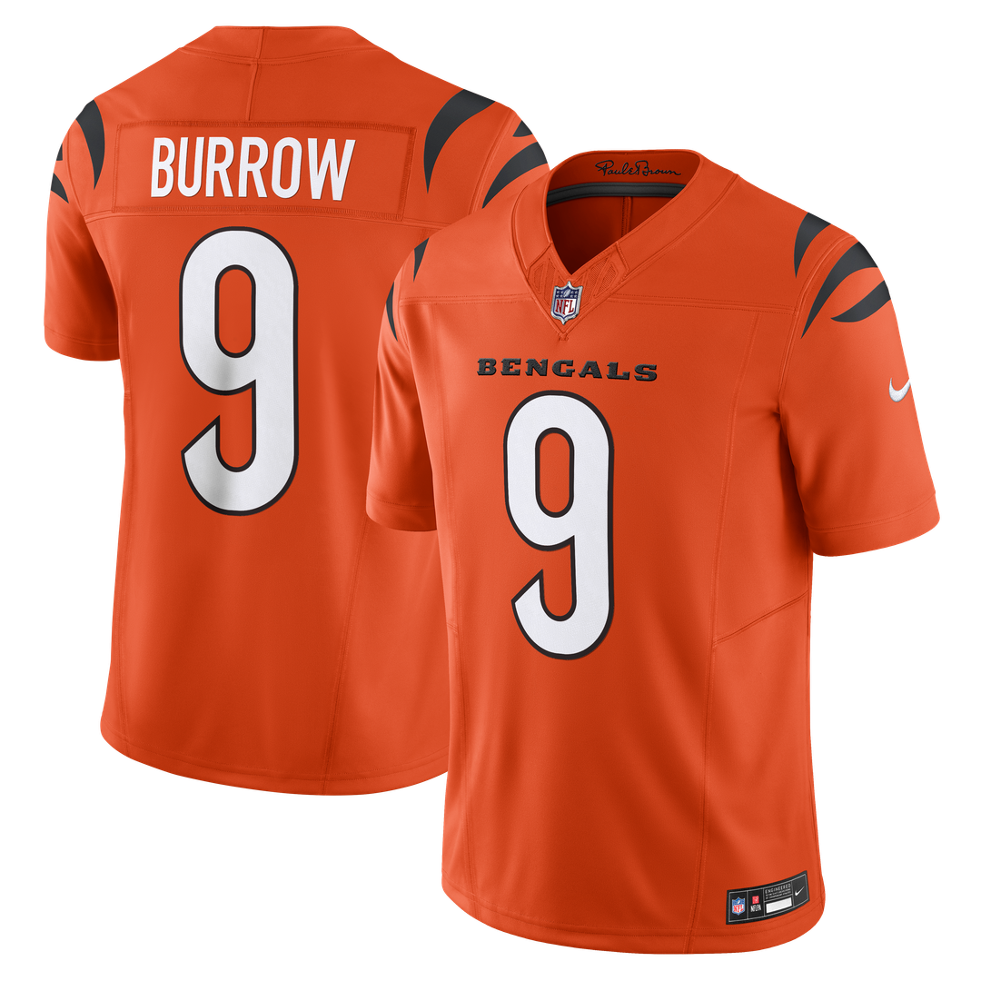 Joe Burrow Cincinnati Bengals Orange Vapor F.U.S.E. Limited Jersey