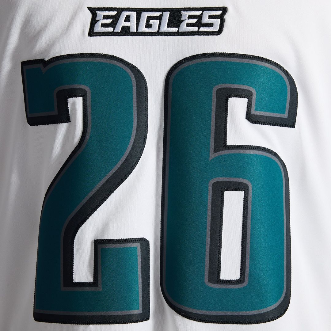 Saquon Barkley Philadelphia Eagles White Vapor F.U.S.E. Stitched Limited Jersey