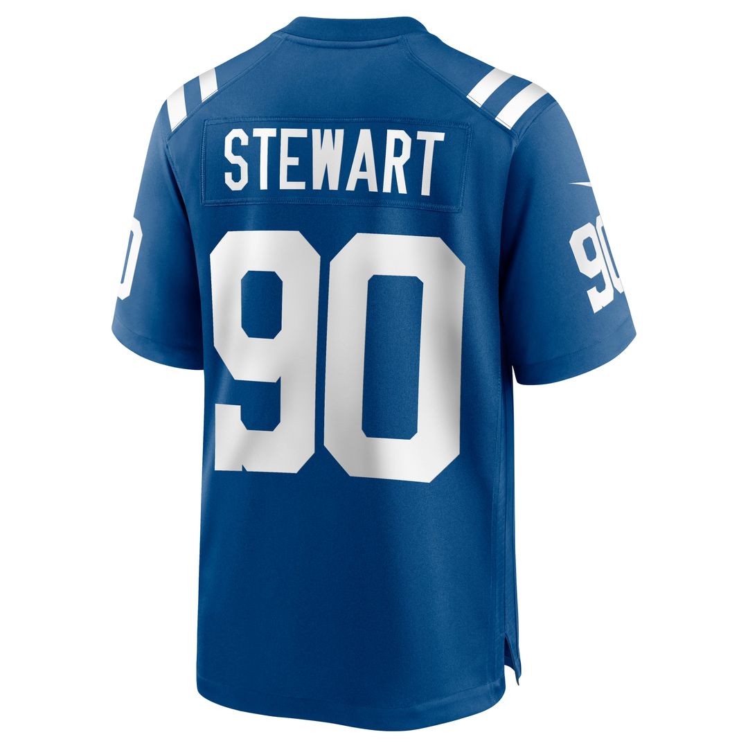 Grover Stewart Indianapolis Colts Blue Alternate Game Jersey