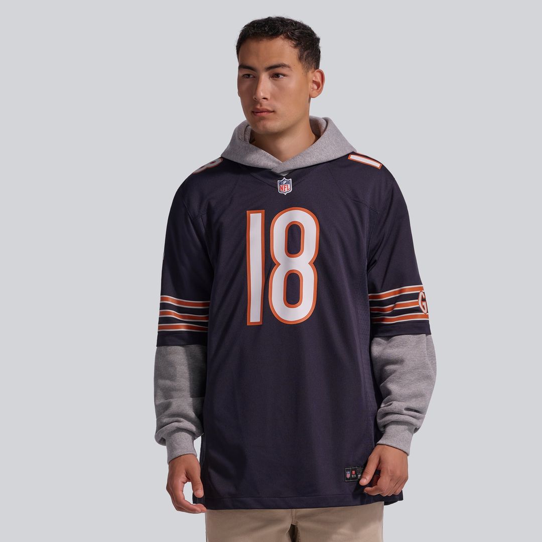 Caleb Williams Chicago Bears Navy Player Game Jersey