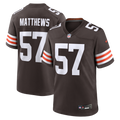 Clay Matthews Cleveland Browns Brown Game Retired Player Jersey