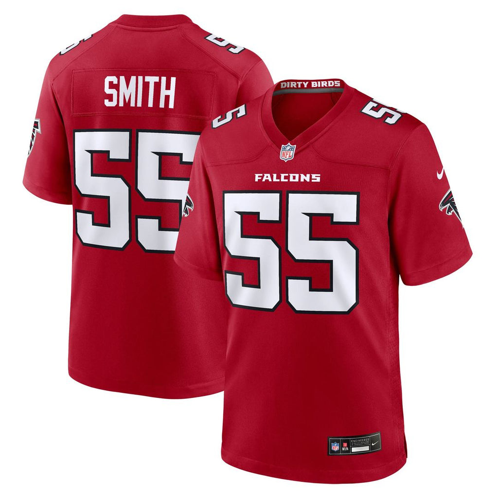Za'Darius Smith Atlanta Falcons Red Team Game Jersey