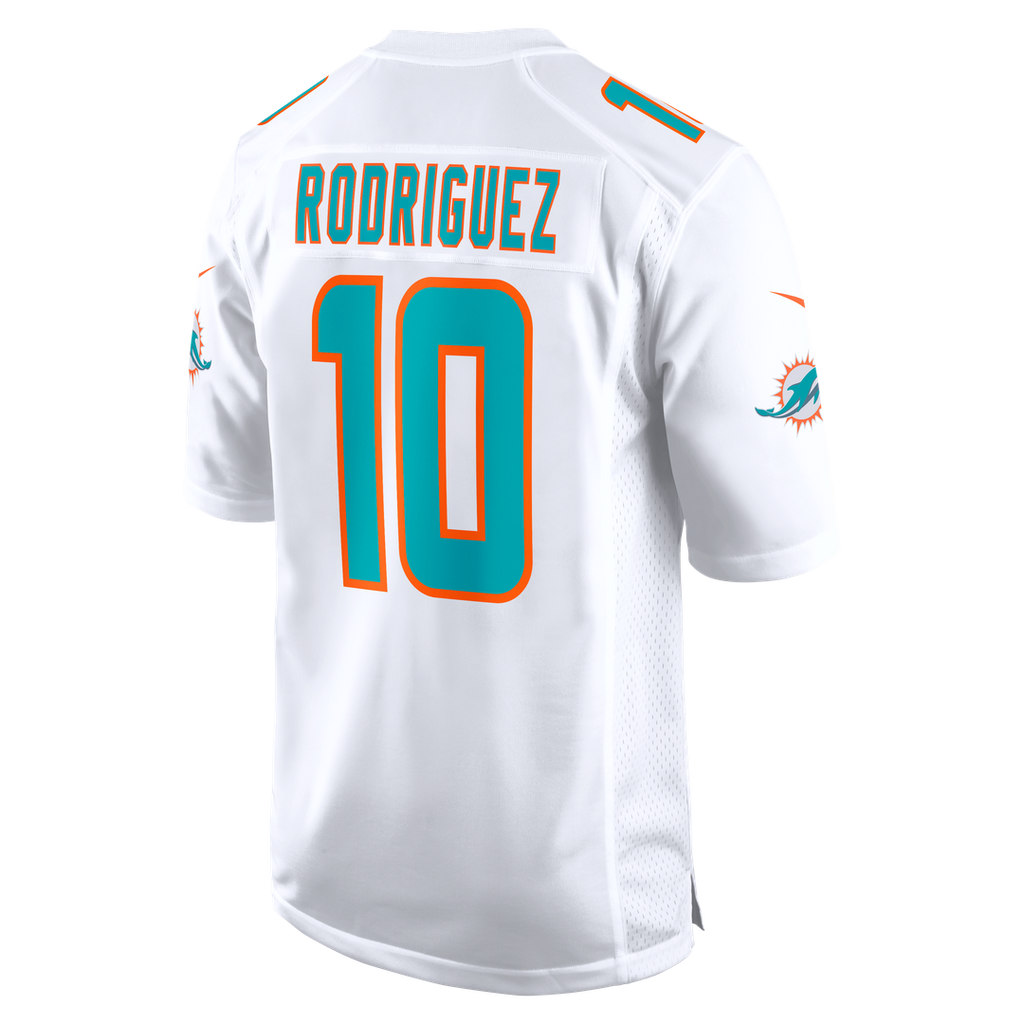 Jacob Rodriguez Miami Dolphins White Game Jersey