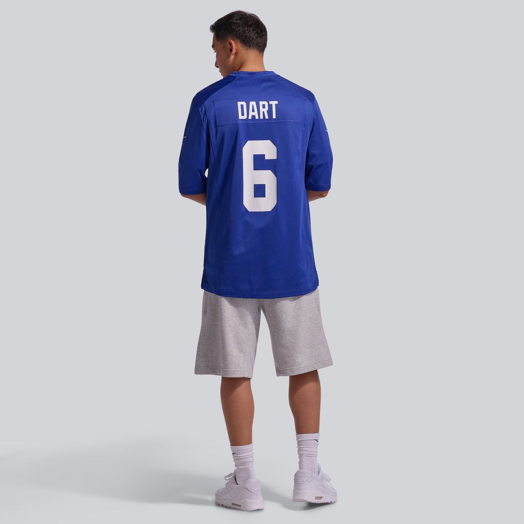 Jaxson Dart New York Giants Red Alternate Century Red Game Jersey