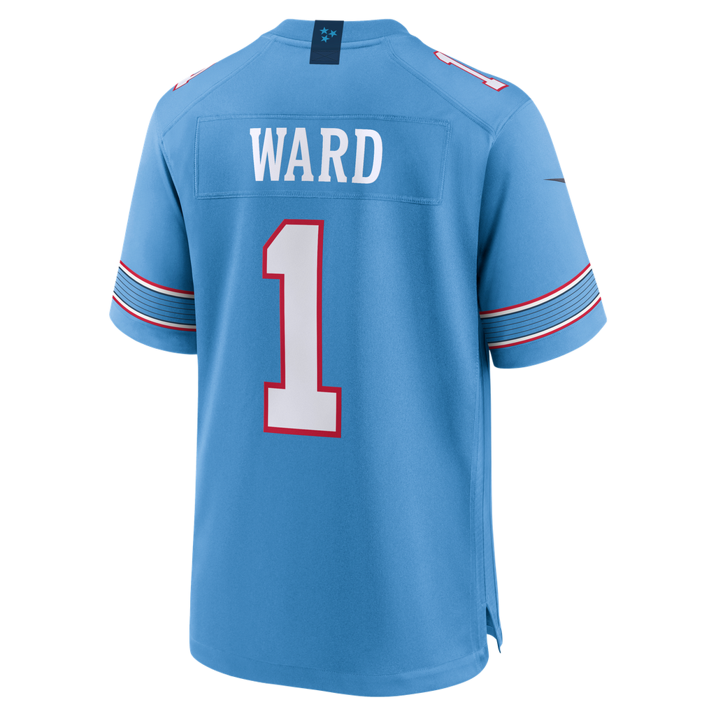 Cameron Ward Tennessee Titans Light Blue Game Jersey