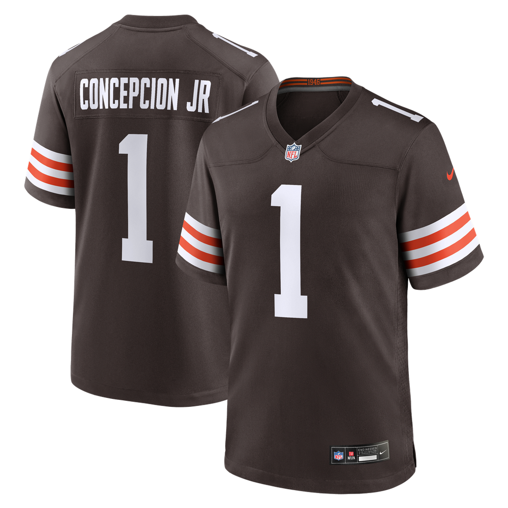 KC Concepcion Jr. Cleveland Browns Brown Team Game Jersey