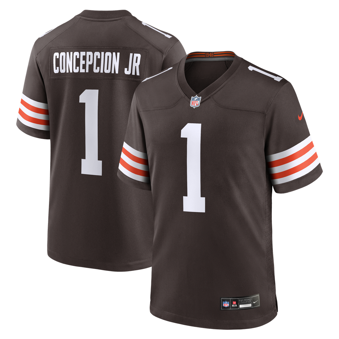KC Concepcion Jr. Cleveland Browns Brown Team Game Jersey