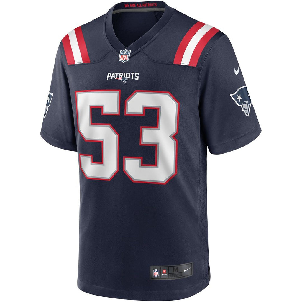 Chris Slade New England Patriots Navy Game Retired Player Jersey