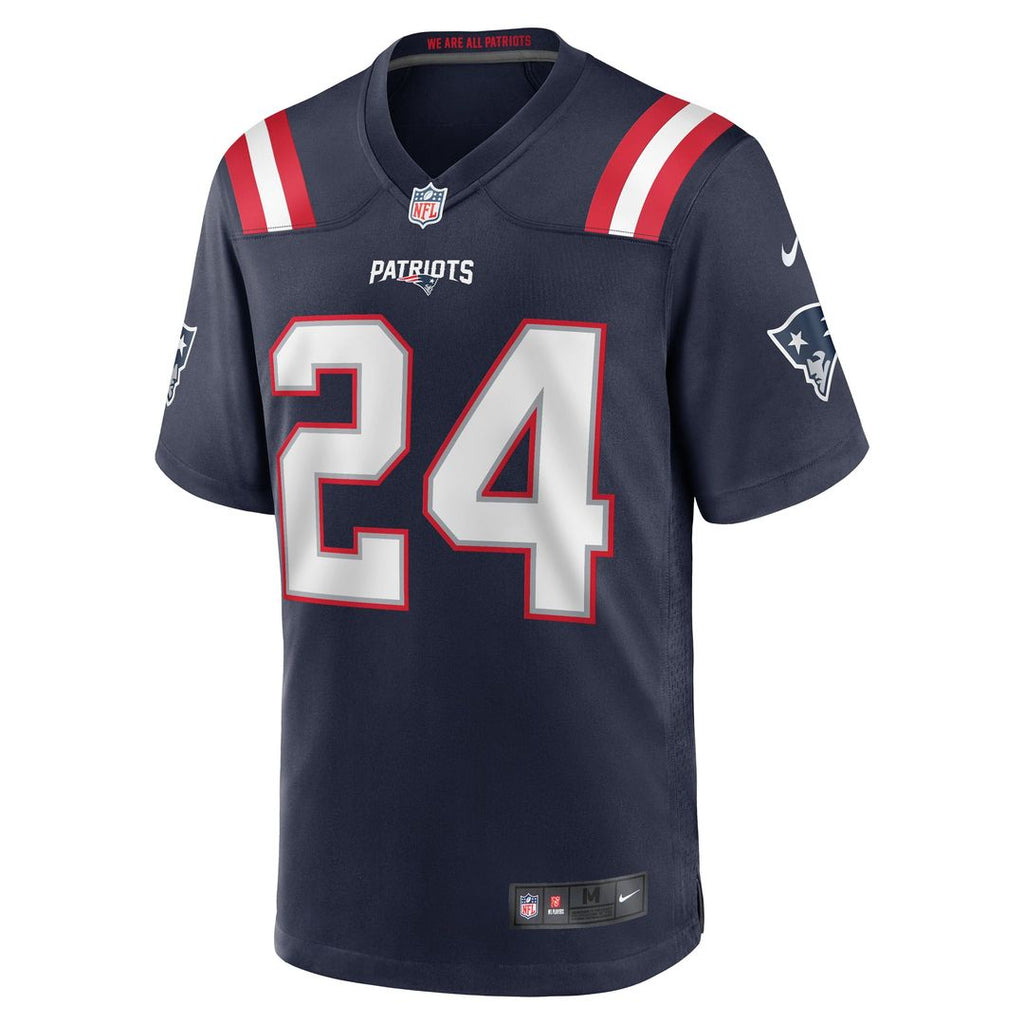 Dell Pettus New England Patriots Navy Game Jersey